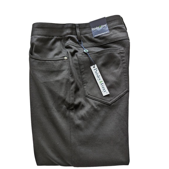 Paisley & Gray Slim Fit Stretch Knit Dress Pants W34 X 32L - Picture 1 of 9